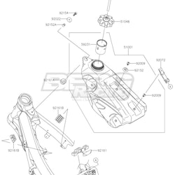 DAMPER,FUEL TANK,FR