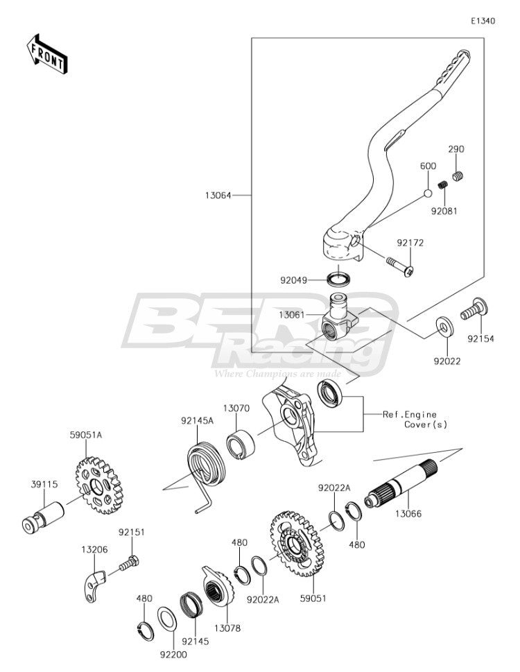 GEAR-SPUR,KICK STARTER,25T