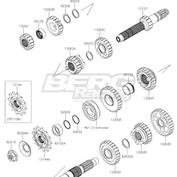 SHAFT-TRANSMISSION OUTPUT