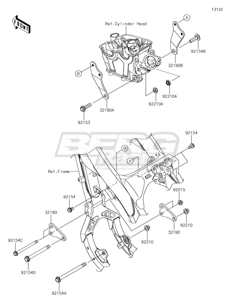 BRACKET-ENGINE,UPP,LH