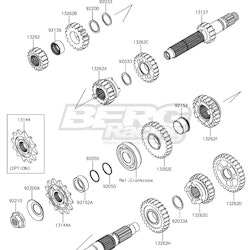 SHAFT-TRANSMISSION OUTPUT