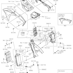 HOSE-COOLING,FITTING-RAD.(LH)