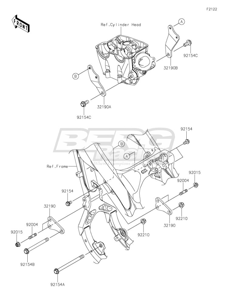 BRACKET-ENGINE,UPP,LH