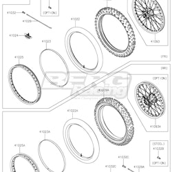 WHEEL,FR,1.60X21,AL NIPPLE,BLK