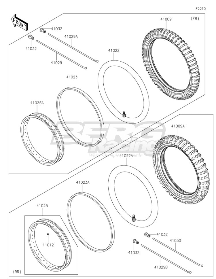 TUBE-TIRE,3.00-12(IRC)