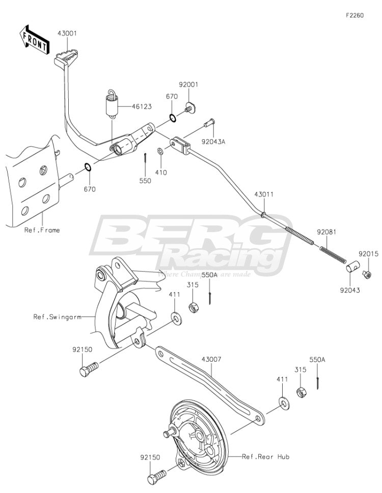 SPRING-COMP,BRAKE PEDAL RETURN