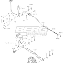 NUT,BRAKE ROD