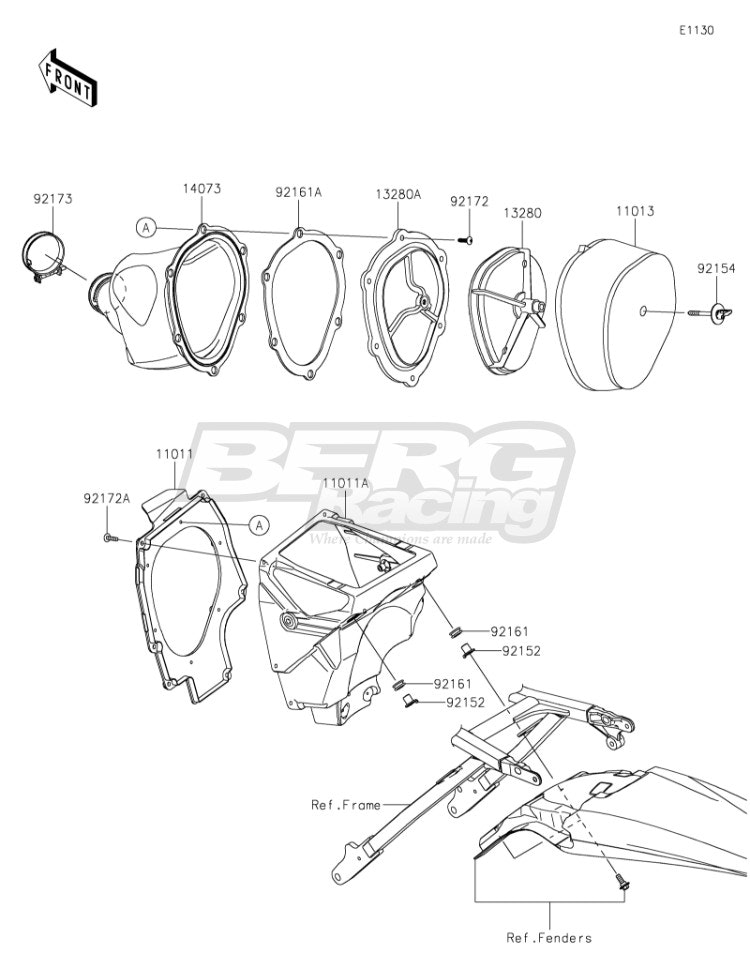 CASE-AIR FILTER,RR