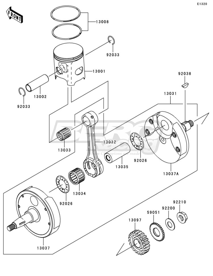 PISTON-ENGINE,SIZE