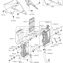 HOSE-COOLING,RAD.RH-PUMP