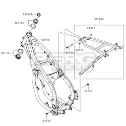 NUT,STEERING STEM,28MM