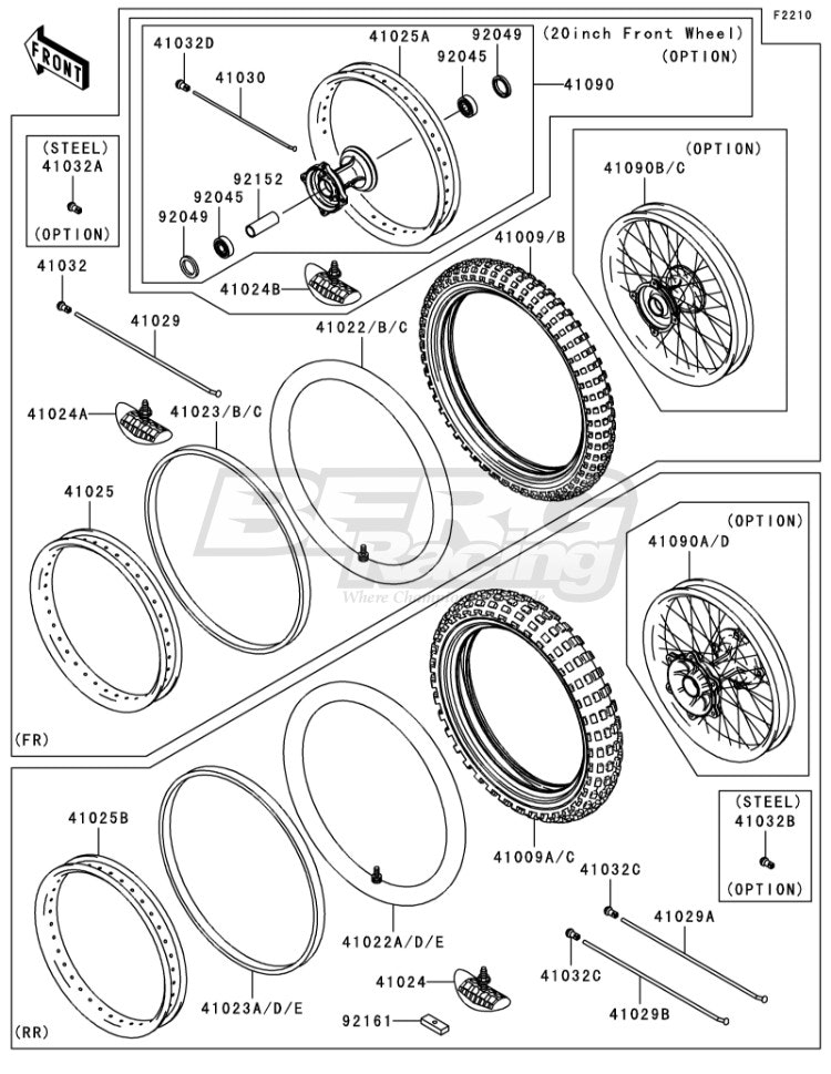 BAND-RIM,RR,110/90-19(BS)