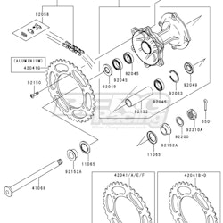 SPROCKET-HUB,52T,AL