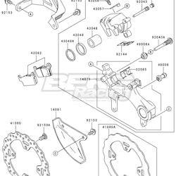 COVER,REAR DISC,WHITE