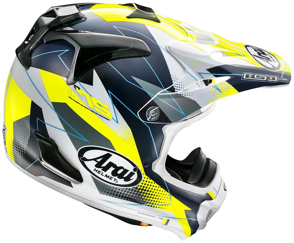 Arai MX-V Resolute Fluo Yellow