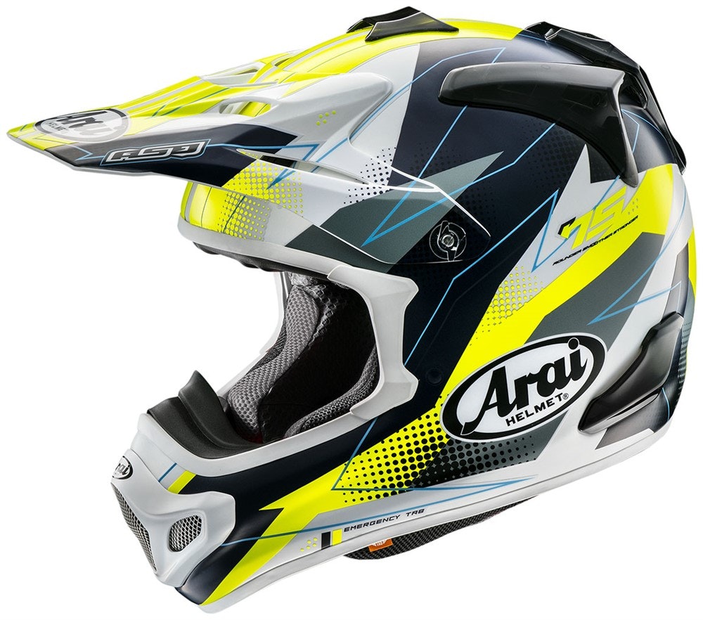 Arai MX-V Resolute Fluo Yellow