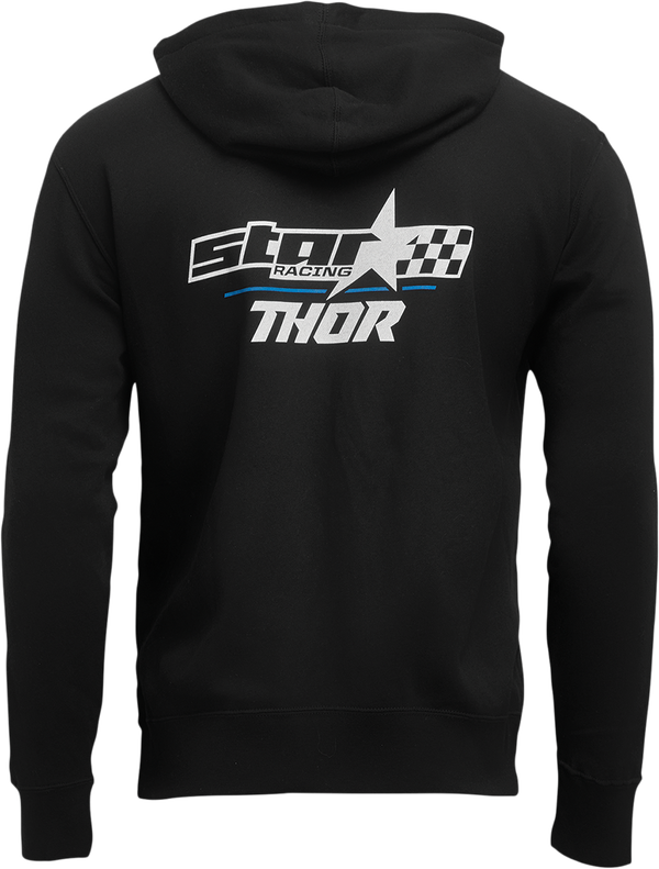 Thor MX tröja med dragkedja svart