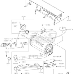 COVER-EXHAUST PIPE,UPP