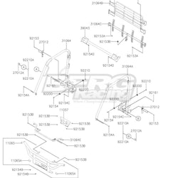 CAP,FR BUMPER,END