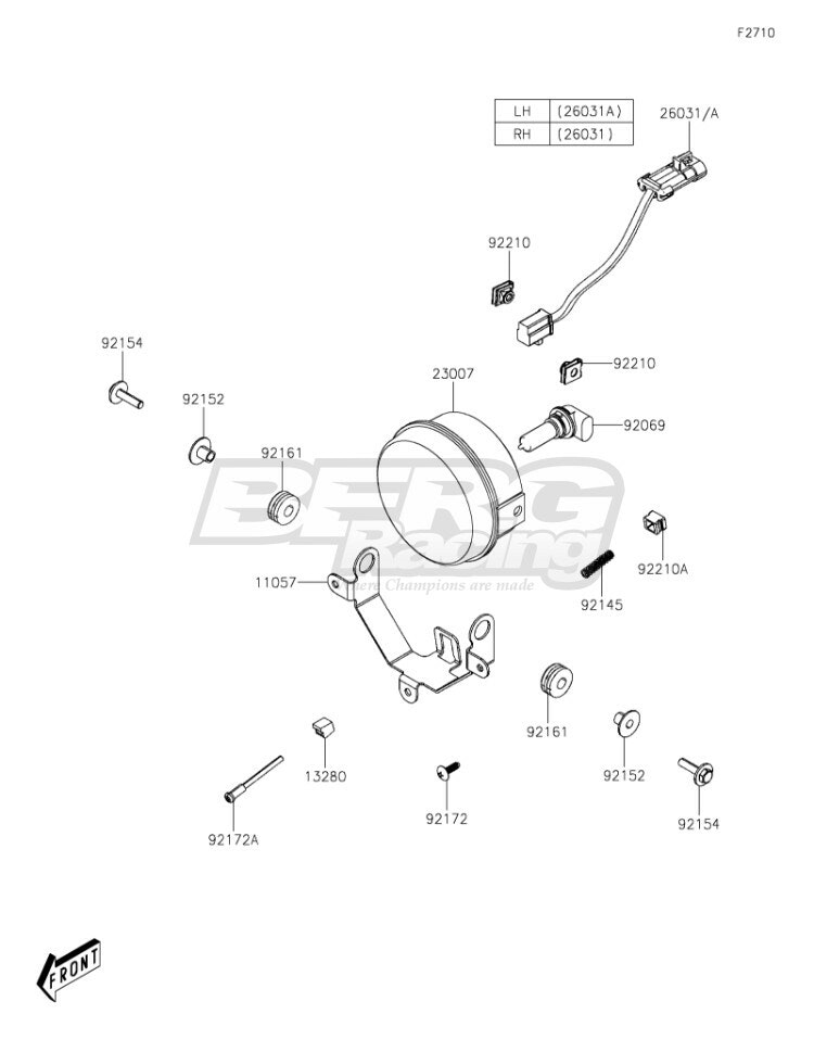 LENS-COMP,HEAD LAMP