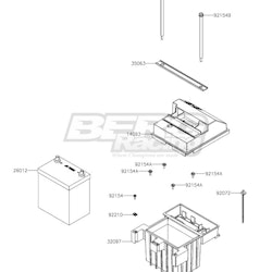 BOLT,FLANGE,8X235