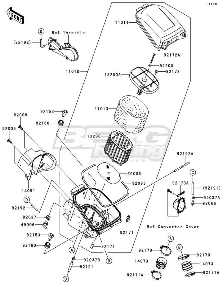 FILTER-ASSY-AIR,F .BLACK