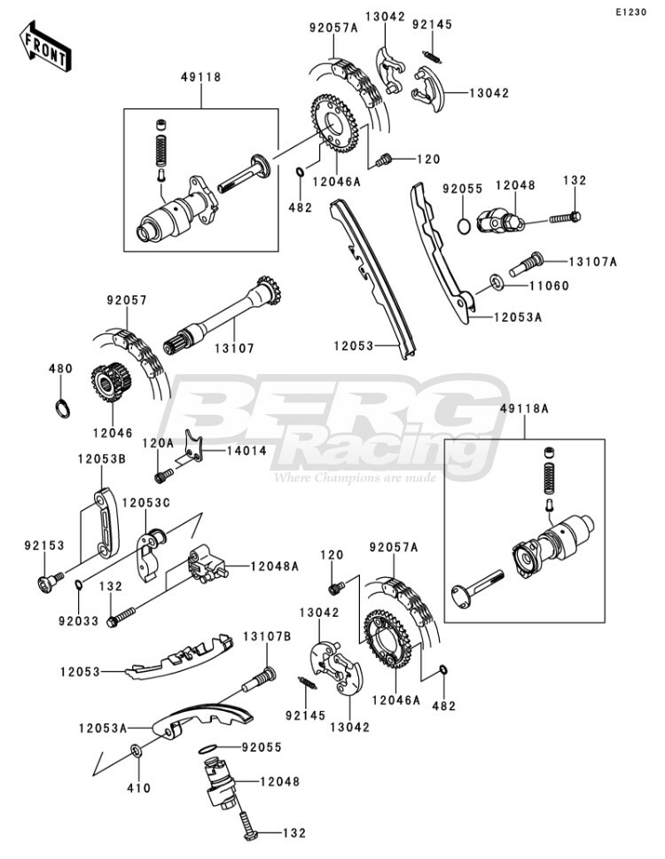 GUIDE-CHAIN,CAMSHAFT,TENSION