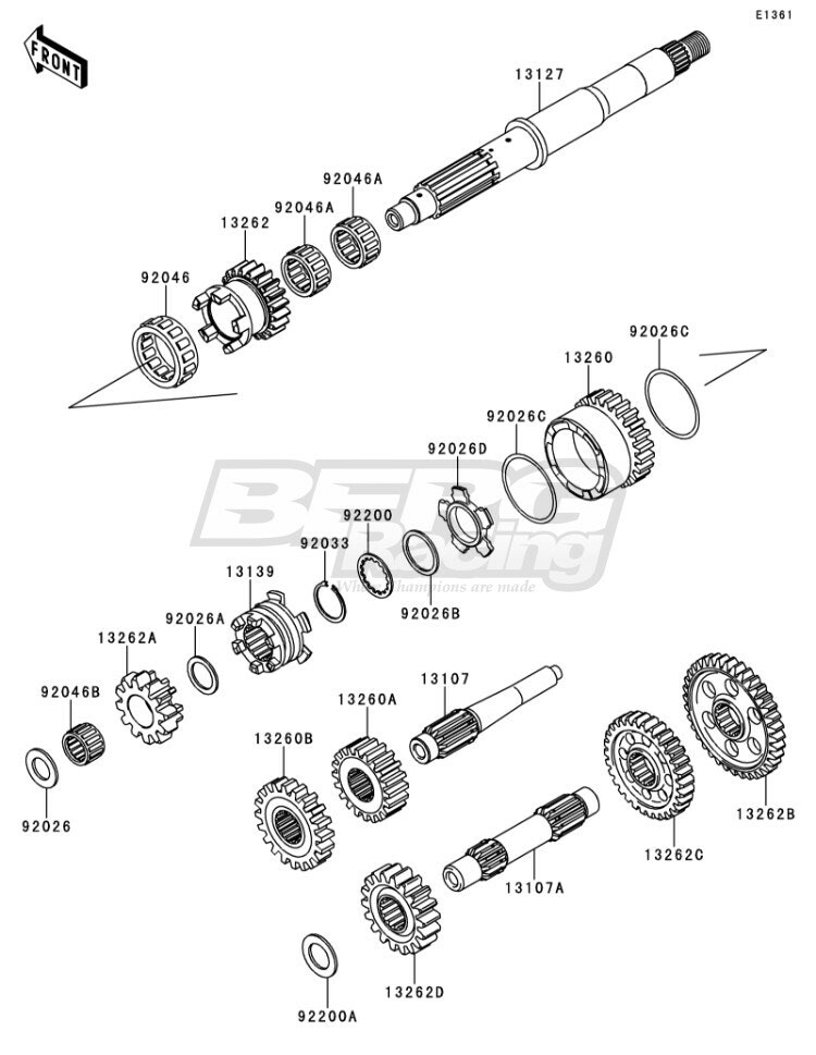 GEAR,INPUT HIGH,26T