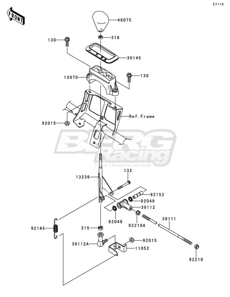 GUIDE,CONTROL SHAFT