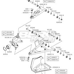 GUARD,FRONT ARM,LH,F.BLACK