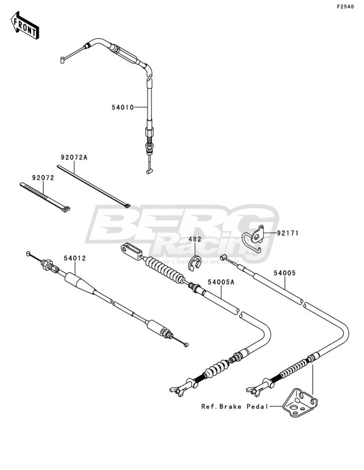 CABLE-BRAKE,FOOT