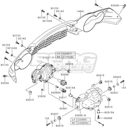 LENS-COMP ,HEAD LAMP ,LH