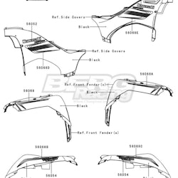 PATTERN,SIDE COVER,LH