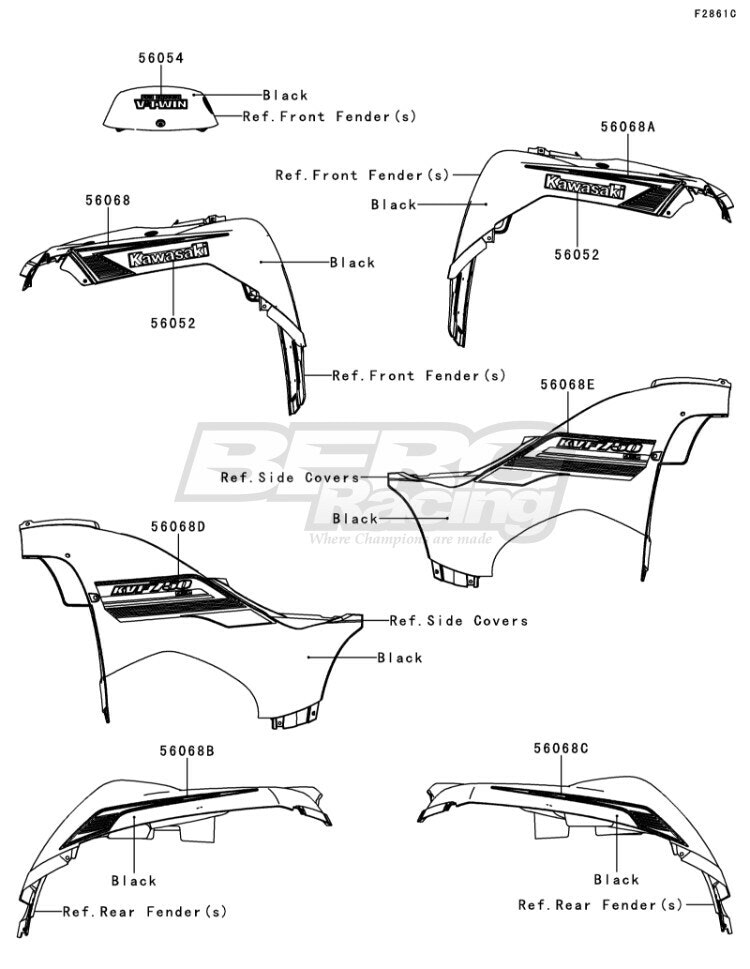 PATTERN,FR FENDER,RH