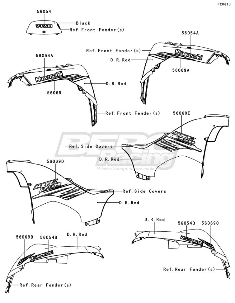 PATTERN,RR FENDER,RH