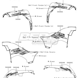 PATTERN,FR FENDER,LH