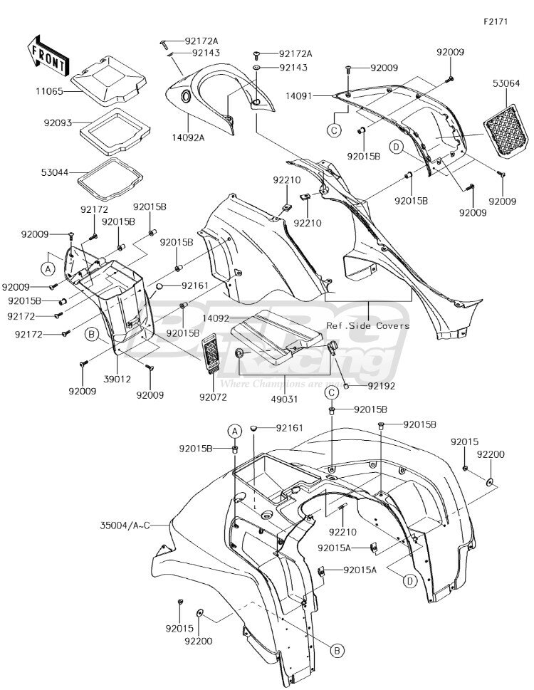 FENDER-FRONT,B.WHITE