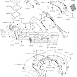 FENDER-FRONT,F.RED