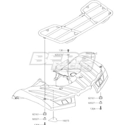 FENDER-REAR,F.RED