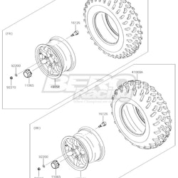 CAP,WHEEL,F.BLACK