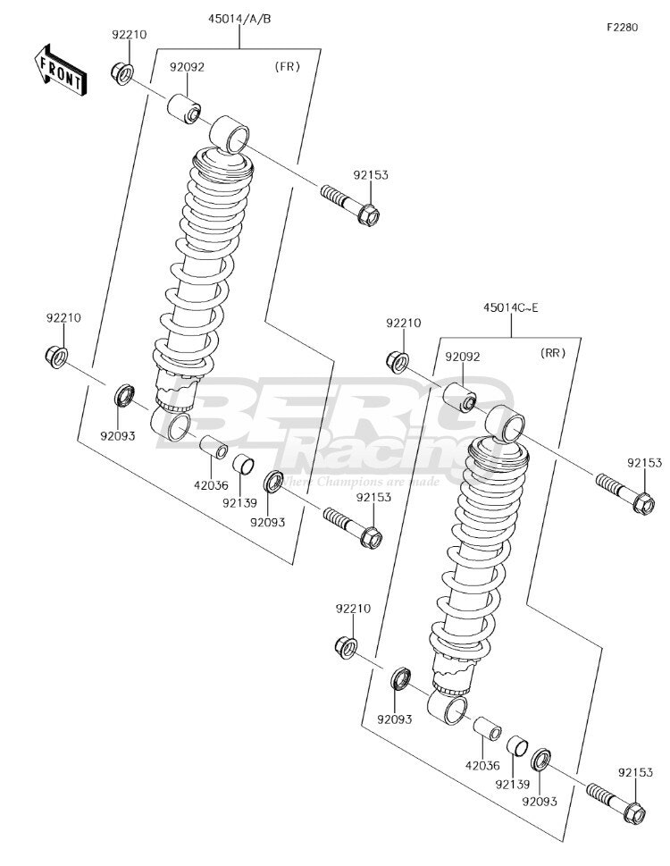 SHOCKABSORBER,FR,C.L.GREEN