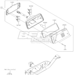 DAMPER,TAIL LAMP