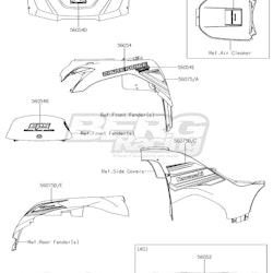 PATTERN,SIDE COVER,LH