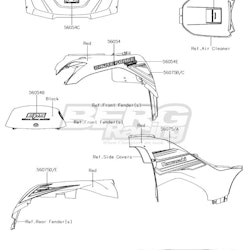 PATTERN,SIDE COVER,LH