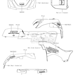 PATTERN,SIDE COVER,LH