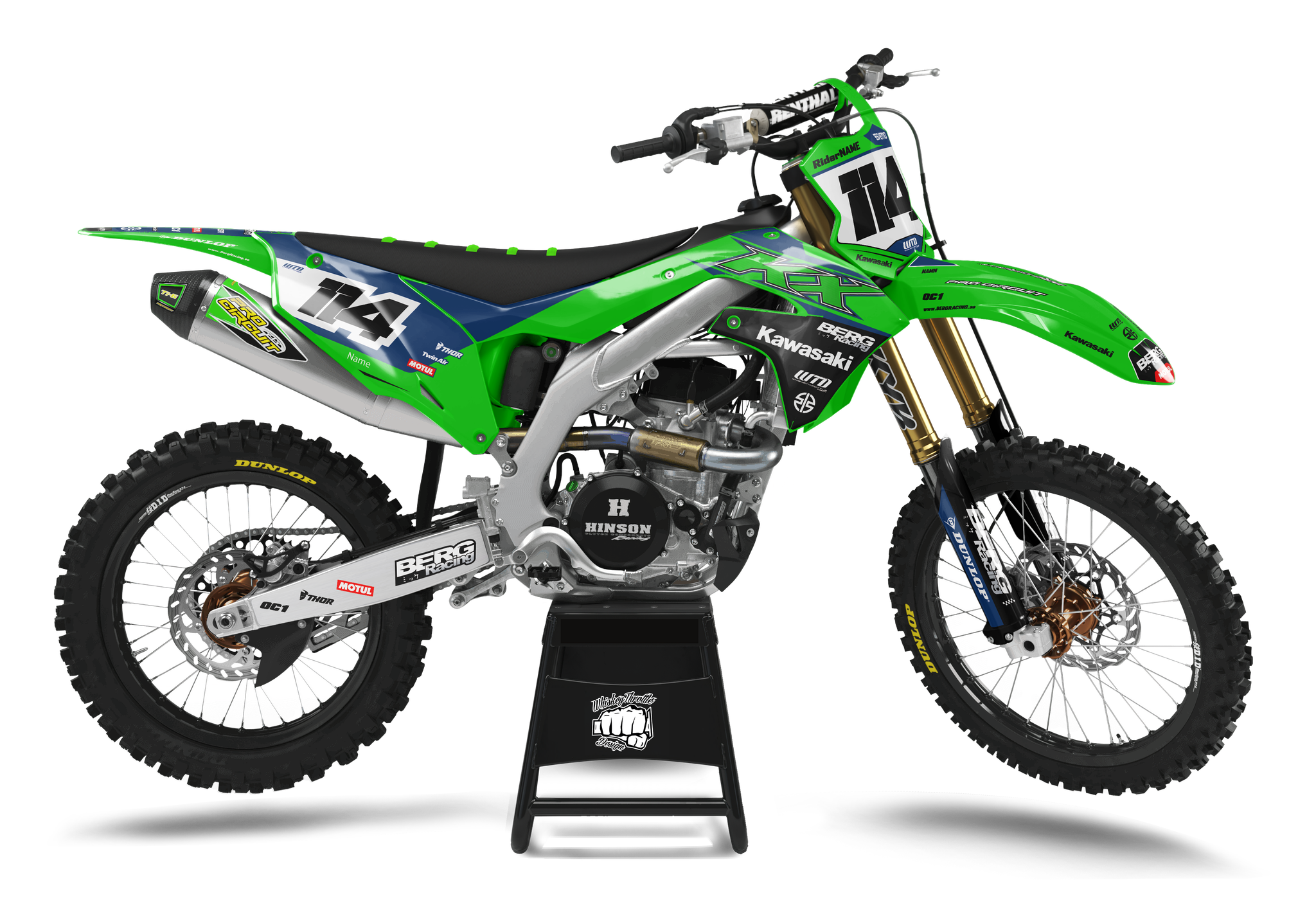 Kawasaki Blue Berg racing