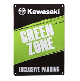 Kawasaki Plåt skylt  Green Zone