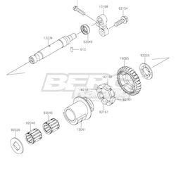 BOLT,FLANGED,8X30