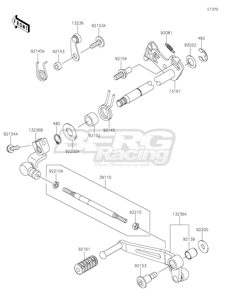 WASHER,CHANGE SHAFT