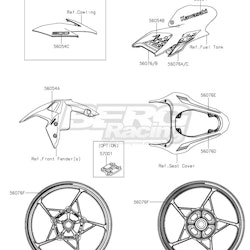 PATTERN,TAIL COVER,LH